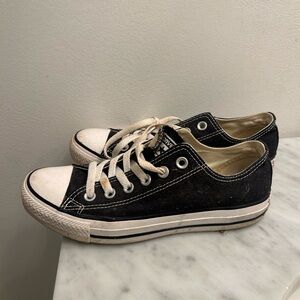 Converse Black and White Women's Shoes